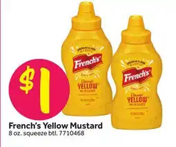 Stop&Shop French's Yellow Mustard offer