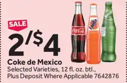 Stop&Shop Coke de Mexico offer