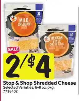Stop&Shop Stop & Shop Shredded Cheese offer