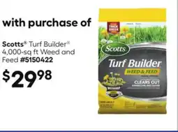 Lowe's Turf Builder 4,000-sq ft Weed and Feed offer