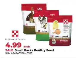 Runnings Purina Small Packs Poultry Feed offer