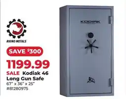 Runnings Rhino Metals Kodiak 46 Long Gun Safe offer