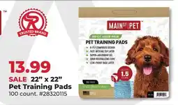 Runnings Main St. Pet 22 x 22 Pet Training Pads offer