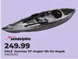 Runnings Sundolphin Journey 10' Angler Sit-On Kayak offer