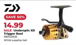 Runnings Underspin XD Trigger Reel offer