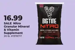 Runnings Big Tine Nitro Granular Mineral & Vitamin Supplement offer
