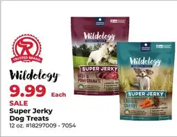 Runnings Wildology Super Jerky Dog Treats offer