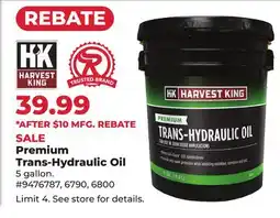 Runnings Harvest King Premium Trans-Hydraulic Oil offer
