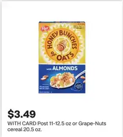 CVS Post 11-12.5 oz or Grape-Nuts cereal 20.5 oz offer