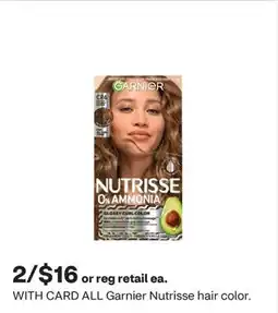 CVS ALL Garnier Nutrisse hair color offer