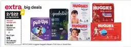 CVS Huggies bagged diapers, Pull-Ups or Goodnites offer