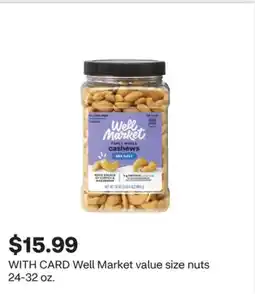 CVS Well Market value size nuts 24-32 oz offer