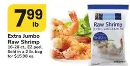 Safeway Extra Jumbo Raw Shrimp offer