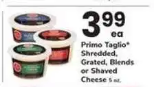 Safeway Primo Taglio Cheese offer