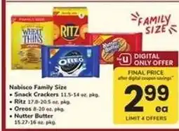 Safeway Nabisco Family Size offer