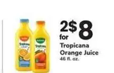 Safeway Tropicana Orange Juice offer