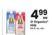 Safeway O Organics Milk offer