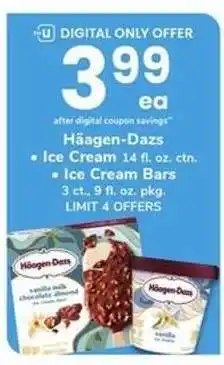 Safeway Häagen-Dazs Ice Cream and Bars offer