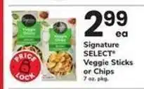 Safeway Signature SELECT Veggie Sticks or Chips offer