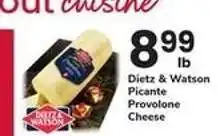 Safeway Dietz & Watson Picante Provolone Cheese offer