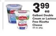 Safeway Galbani Double Cream or Lactose Free Ricotta Cheese offer