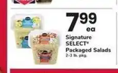 Safeway Signature Select Packaged Salads offer