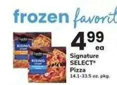 Safeway Signature SELECT Pizza offer