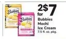 Safeway Bubbies Mochi Ice Cream offer