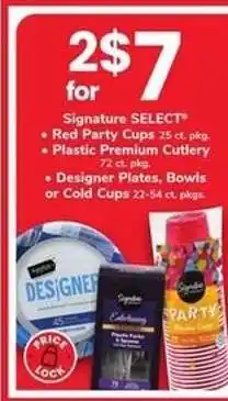 Safeway Signature SELECT Party Supplies offer