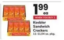 Safeway Keebler Sandwich Crackers offer