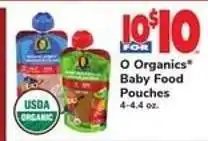 Safeway O Organics Baby Food Pouches offer