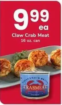 Safeway Claw Crab Meat offer