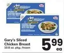 Safeway Gary’s Sliced Chicken Breast offer