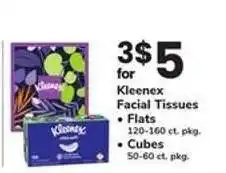 Safeway Kleenex Facial Tissues offer