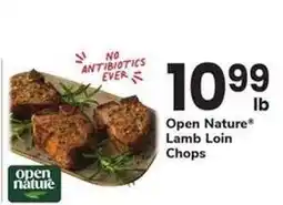 Safeway Open Nature Lamb Loin Chops offer