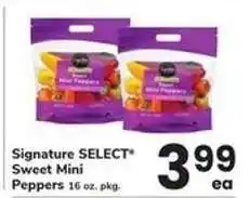 Safeway Signature SELECT Sweet Mini Peppers offer