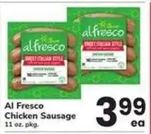 Safeway Al Fresco Chicken Sausage offer