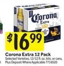 Stop&Shop Corona Extra 12 Pack offer