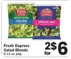 Safeway Fresh Express Salad Blends offer