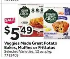 Stop&Shop Veggies Made Great Potato Bakes, Muffins or Frittatas offer