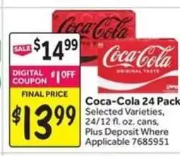 Stop&Shop Coca-Cola 24 Pack offer