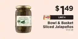 ShopRite Bowl & Basket Sliced Jalapeños offer