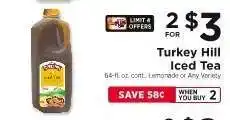 ShopRite Turkey Hill Iced Tea offer
