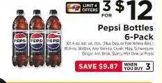 ShopRite Pepsi Bottles 6-Pack offer