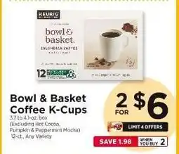 ShopRite Bowl & Basket Coffee K-Cups offer