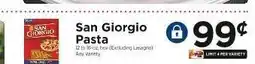 ShopRite San Giorgio Pasta offer