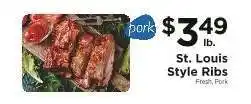 ShopRite St. Louis Style Ribs offer