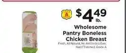 ShopRite Wholesome Pantry Boneless Chicken Breast offer