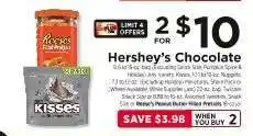 ShopRite Hershey's Chocolate offer