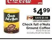 ShopRite Chock full O'Nuts Ground Coffee offer